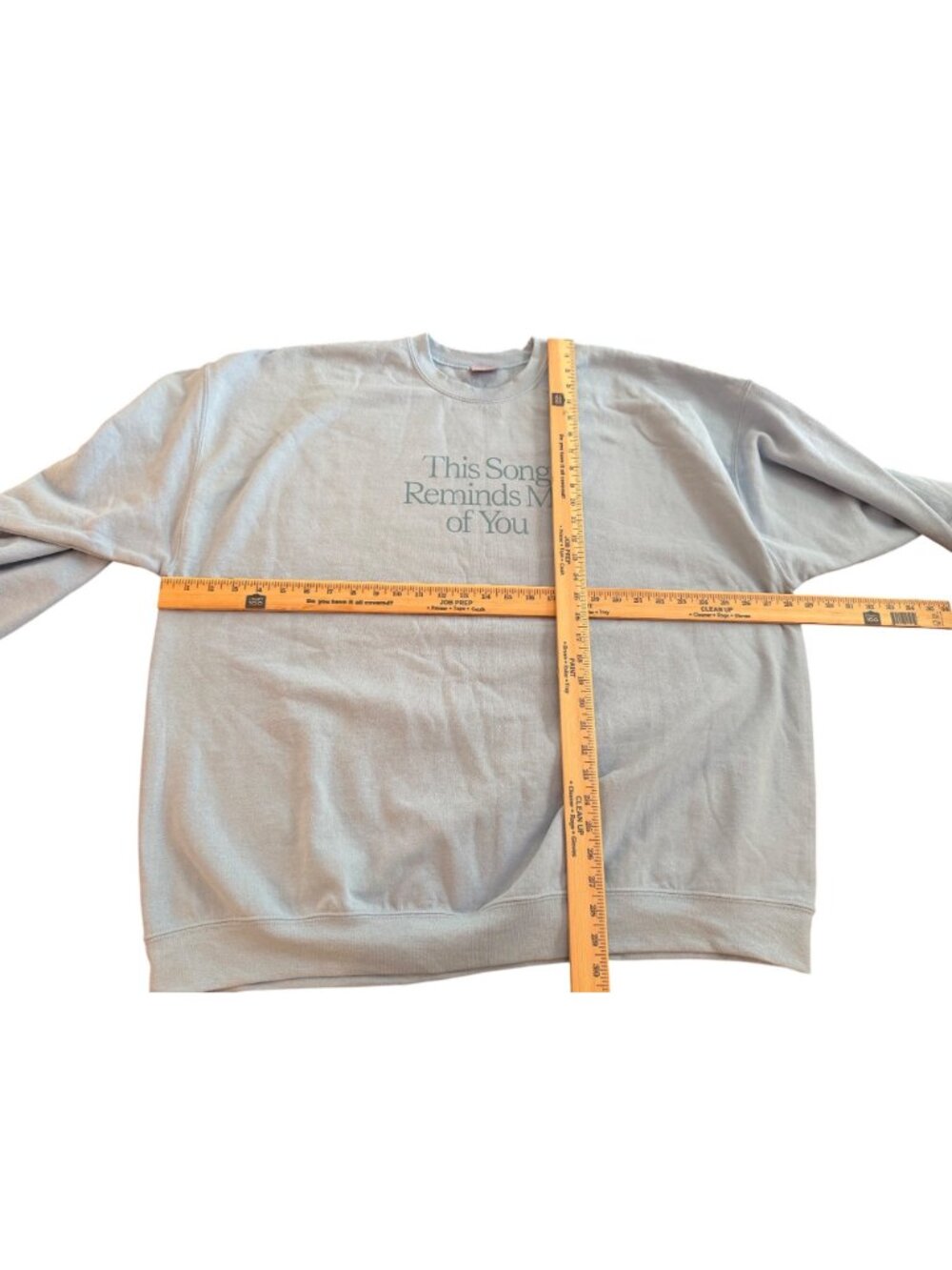 Lonely Ghost Sweatshirt XXXL Blue “Different Ways To Say I Love You” Graphic Cre - Picture 8 of 8